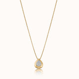 Edgy Drop Diamond Necklace