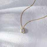 Golden Light Diamond Necklace