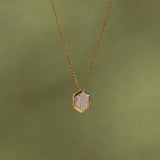 Golden Light Diamond Necklace