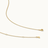 Golden Light Diamond Necklace