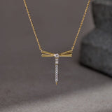 Radiant Dragonfly Diamond Necklace