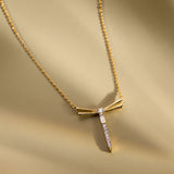 Radiant Dragonfly Diamond Necklace