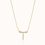 Radiant Dragonfly Diamond Necklace
