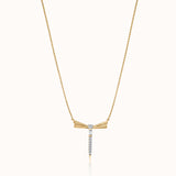 Radiant Dragonfly Diamond Necklace