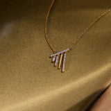 Allure Diamond Fringe Necklace