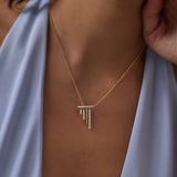 Allure Diamond Fringe Necklace