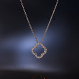 Classic Diamond Clover Necklace