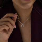 Classic Diamond Clover Necklace