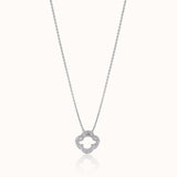 Classic Diamond Clover Necklace