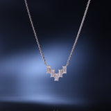 Art Deco Baguette Necklace
