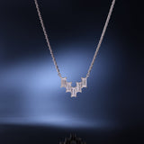 Art Deco Baguette Necklace
