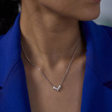 Art Deco Baguette Necklace