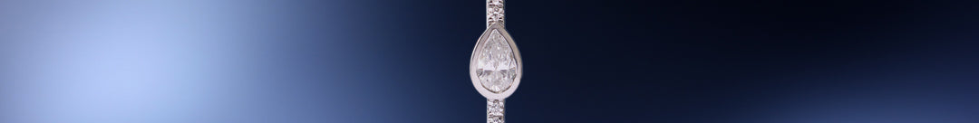 Sleek Elongated Diamond Necklace