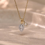 Pass Through Diamond Drop Necklace