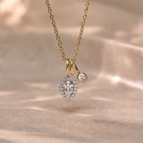 Pass Through Diamond Drop Necklace