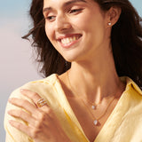 Pass Through Diamond Drop Necklace