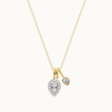 Pass Through Diamond Drop Necklace