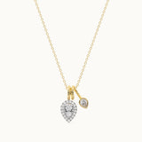 Pass Through Diamond Drop Necklace