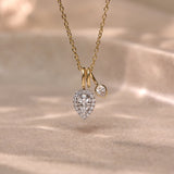 Pass Through Diamond Drop Necklace