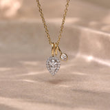 Pass Through Diamond Drop Necklace