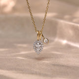 Pass Through Diamond Drop Necklace