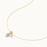 Pass Through Diamond Drop Necklace