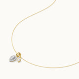 Pass Through Diamond Drop Necklace