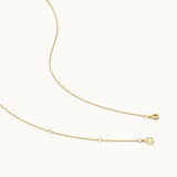 Pass Through Diamond Drop Necklace