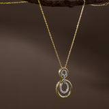 Dual Link Diamond Necklace