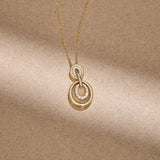 Dual Link Diamond Necklace