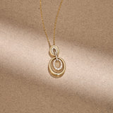 Dual Link Diamond Necklace