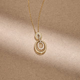 Dual Link Diamond Necklace