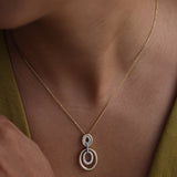 Dual Link Diamond Necklace