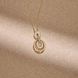 Dual Link Diamond Necklace