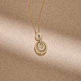 Dual Link Diamond Necklace