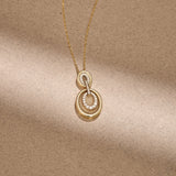 Dual Link Diamond Necklace