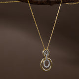Dual Link Diamond Necklace