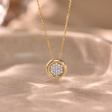 Eternal Diamond Cluster Necklace
