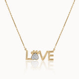 Pawfect Diamond Necklace