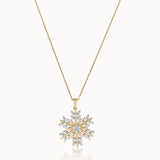 Snowflake Glow Diamond Necklace