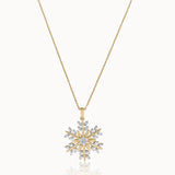 Snowflake Glow Diamond Necklace