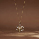 Snowflake Glow Diamond Necklace