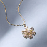 Snowflake Glow Diamond Necklace