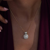 Halo Grace Diamond Necklace