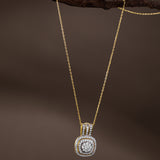 Halo Grace Diamond Necklace