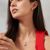 Halo Grace Diamond Necklace