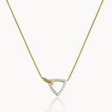 Trio Interlinked Diamond Necklace