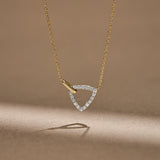 Trio Interlinked Diamond Necklace