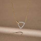 Trio Interlinked Diamond Necklace