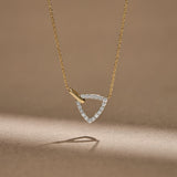 Trio Interlinked Diamond Necklace